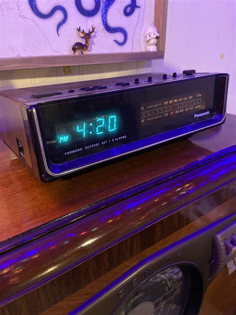 antique alarm clock radio